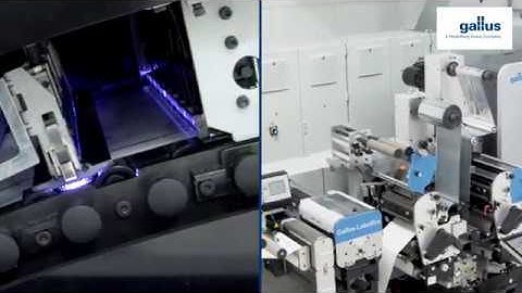 Making of belly band of Labels&Labeling with the Gallus Labelfire