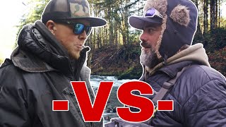 1 V 1 Steelhead FISHING Challenge! We Caught A MONSTER STEELHEAD.