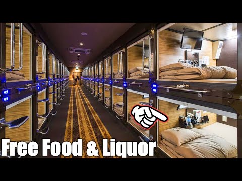 Awesome CAPSULE HOTEL with Too Many Free Offers😴🛏 Japan Tokyo🇯🇵🗼 安心お宿プレミア 新宿 東京 日本 カプセルホテル