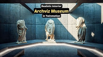 Archviz Museum Twinmotion 2022  @quixeltools | Ammar Khan