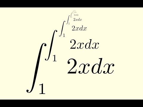 Infinitely Nested Integral