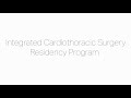 Integrated Cardiothoracic Surgery Residency Program – University of Maryland Medical Center