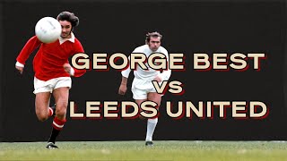 George Best vs Leeds United | 1966/67 First Division Resimi