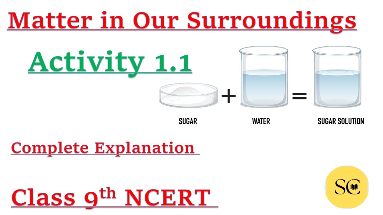 Class 9 Science Activity Activity 1.1 Class 9 Science - YouTube