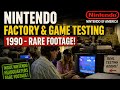Nintendo Factory Game Testing 1990 - The Rare Footage From Inside Nintendo Of America Headquarters