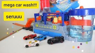 Hot Wheels Mega Car Wash Mainan Cuci Mobil
