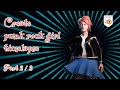 【Blender】Create punk rock girl part2/2 (UV unwrap, texture paint, rigging, etc... )【Timelapse】