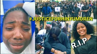 VIDEOUniUyo PROCESSION In HONOUR Of #Justice For Ini Umoren As WEEPING Students Cry's Emotionally!