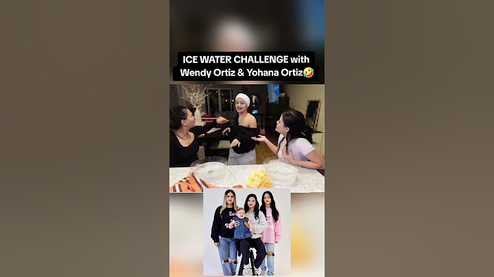 ICE WATER CHALLENGE with Wendy Ortiz & Yohana Ortiz‼️#wendyortiz #wendolynortizlive #evelynortiz