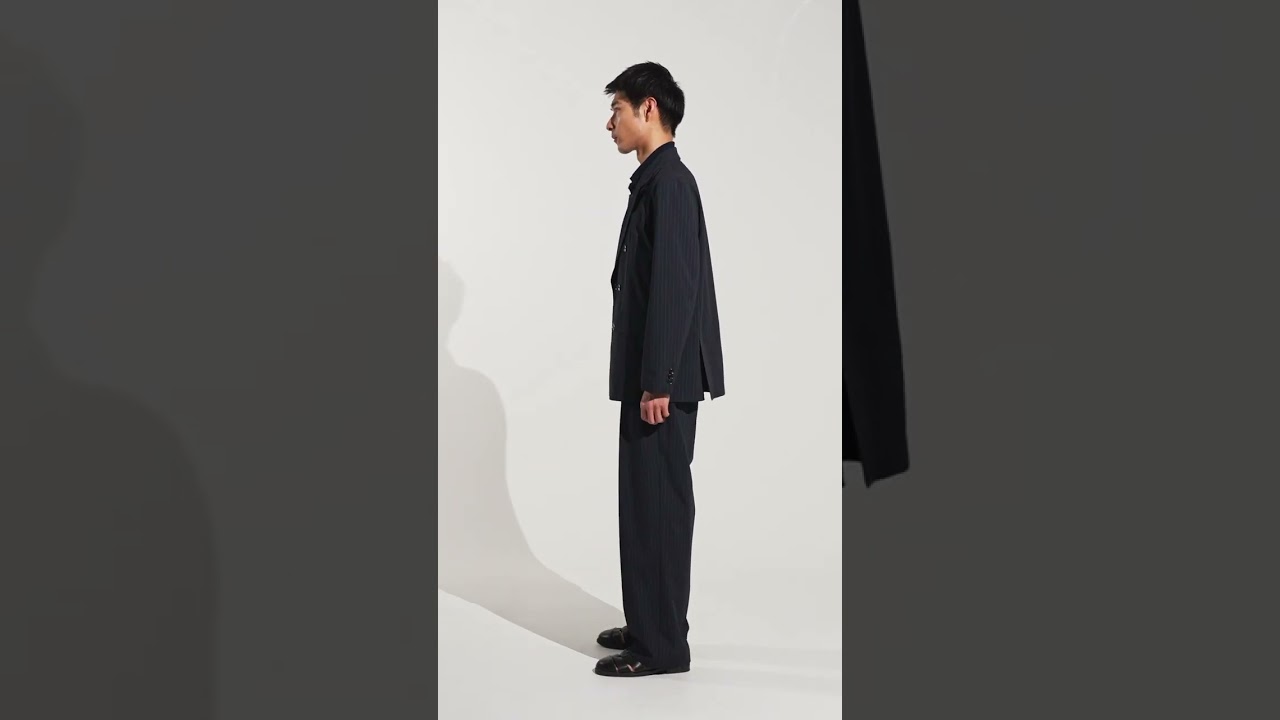 PIN STRIPE W-BREASTED JK / ピンストライプダブルブレストジャケット