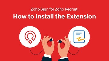 eSign HR documents in Zoho Recruit - Installing the Zoho Sign extension | Digital Signatures | ATS