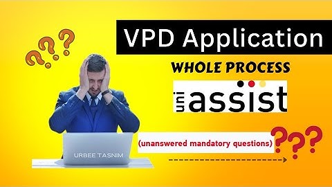 How To Apply For VPD In Uni-Assist | HSHL HAW | All German University | বাংলা| VPD Application