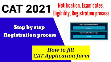 Stay Alert | How to fill CAT application form | Step by step CAT 2021 registration process |