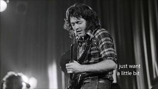 Rory Gallagher - Just A Little Bit (Live Irish Tour &#39;74)