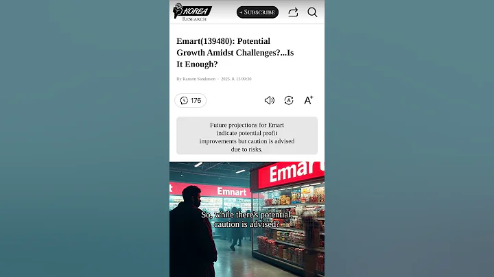 4946 finalEmart(139480): Potential Growth Amidst Challenges?...Is It Enough?