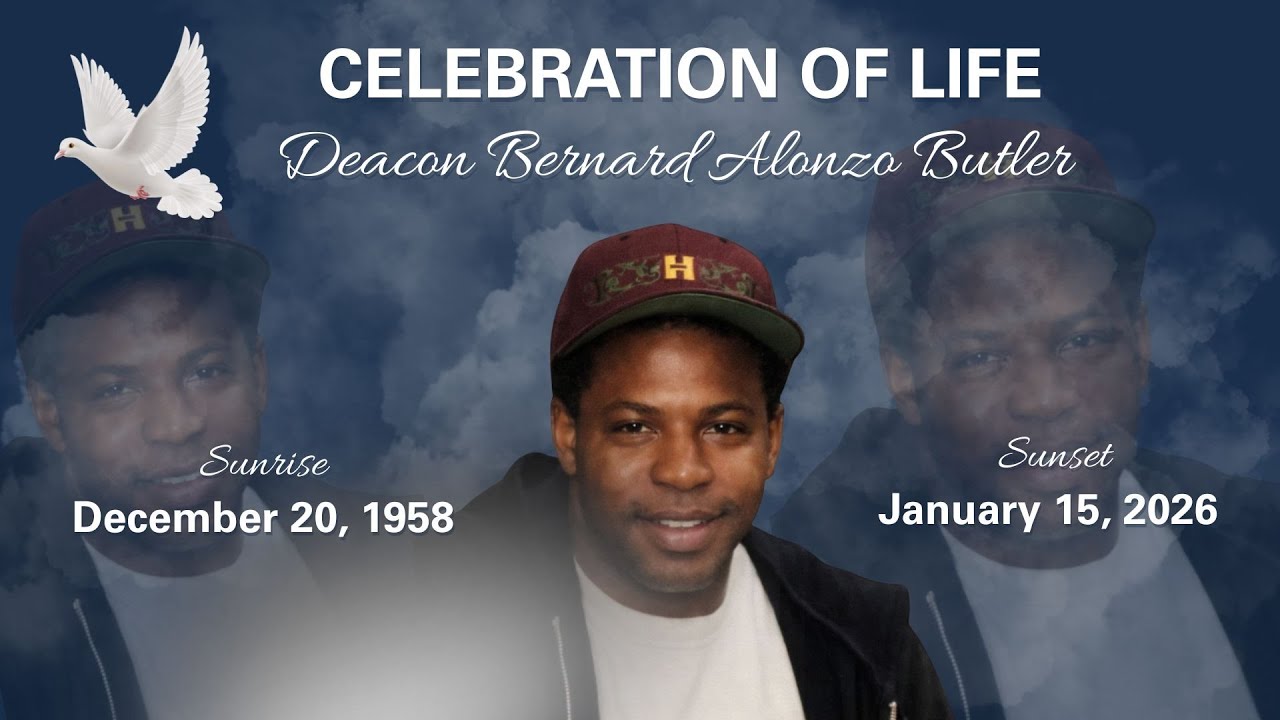 Celebration of life // Deacon Bernard Alonzo Butler - YouTube