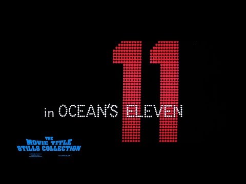 Saul Bass title sequence - Ocean's Eleven (1960)