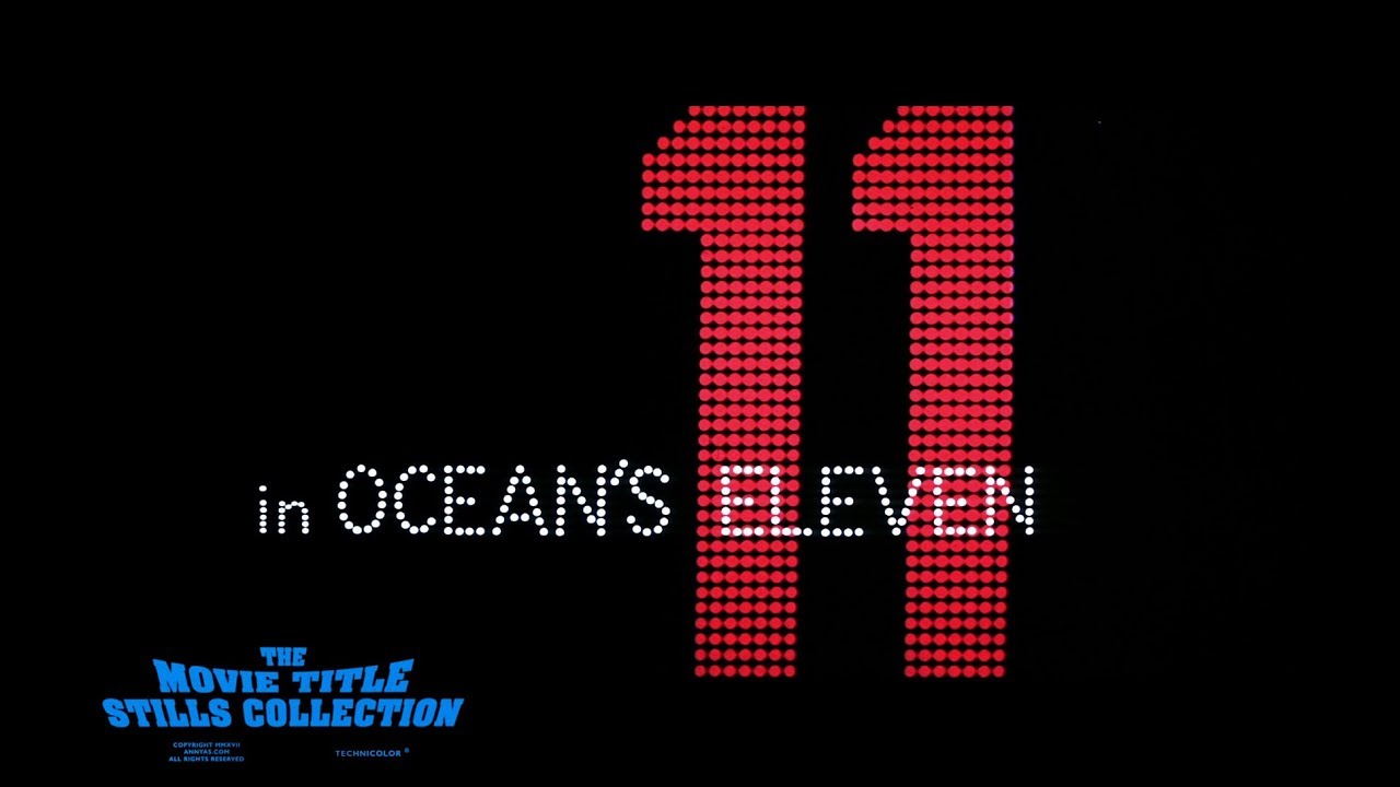 Download Saul Bass title sequence - Ocean's Eleven (1960)