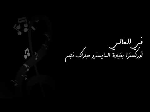 في العالي أوركسترا بقيادة مبارك نجم