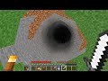 WHAT is INSIDE this BLACK hole IN minecraft ???