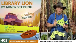 K-2-403: Library Lion By Mindy Sterling