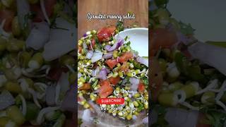 Sprouted Moong Salad | Healthy Salad shorts viral shortsfeed ytshorts shortsvideo viralvideo