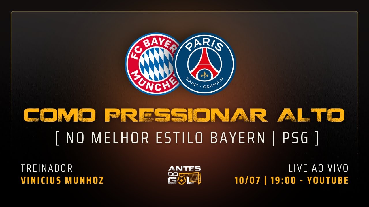 COMO PRESSIONAR ALTO UM ADVERSÁRIO [ AO ESTILO BAYERN | PSG ] - YouTube