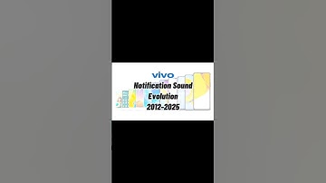 Vivo Notification Sound Evolution 2012-2025 #vivo #vivo_f_p #vivoevolution #vivophones