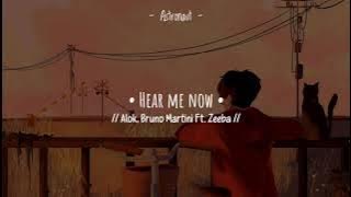 Una hermosa canción | Hear me now - Alok, Bruno Martini Ft. Zeeba // Sub español