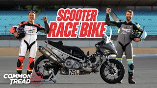 The Worst Race Bike Ever? Yamaha TMAX 500 Scooter Track Build | Common Tread XP