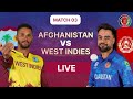 CRICKET LIVE: Afghanistan vs West Indies | 3rd T20I Match | January 22 | Dubai | ACB | 321J