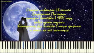 Лунная соната - Л. Бетховен (Moonlight Sonata_Op.27 No.2 Mvt.1-,Beethoven) (piano cover) Лунная соната - Л. Бетховен (Moonlight Sonata_Op.27 No.2 Mvt.1-,Beethoven) (piano cover)