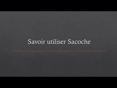 Utiliser Sacoche