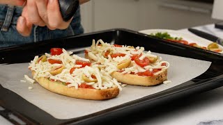 Moms, do this to your children! Bread pizza recipe in 2 minutes