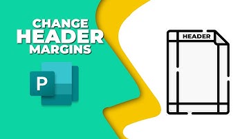 How to change header margins in Publisher