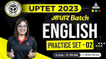 UPTET Classes 2023 | UPTET English Classes | UPTET English Practice Set #2 | By Nidhi Arora