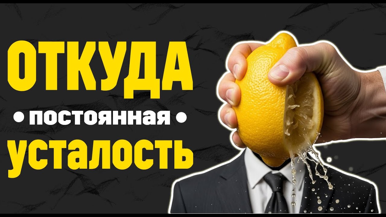 Ничего не делаешь? И всё равно устаёшь? Смотри до конца