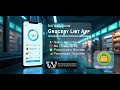 Best Grocery List App 2025 | My Smart Grocery List Planner (Offline Shopping App) 🛒