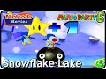 Mario Party 6 - Snowflake Lake (4 Players, 20 Turns, Waluigi vs Toad vs Boo vs Daisy)