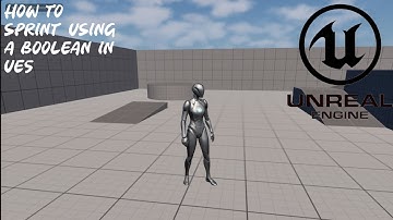 How to use a Boolean to enable sprinting in UE5