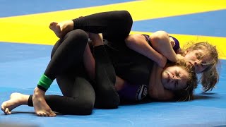 Womens NoGi Grappling 2019 California Open C028 Purple Belts Rear Naked Choke