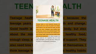 Why Teenage Health Matters | English Reading &amp; Listening Practice (A2-B1)