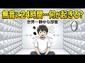 世界一静かな無響室で24時間…脳はどうなる?