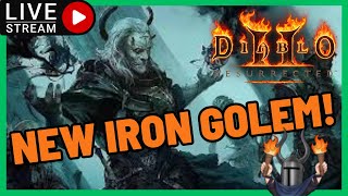 🔴 Diablo 2 Resurrected [S12] HC Necro — HELL farming for Upgrades