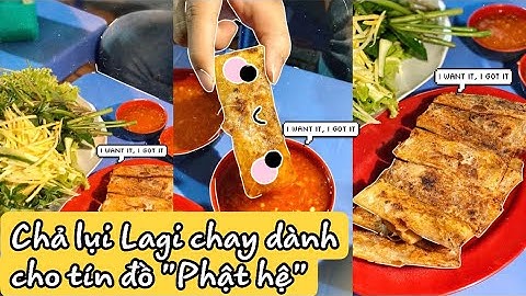 CÁCH LÀM CHẢ LAGI CHAY CHO TÍN ĐỒ "PHẬT HỆ" | CÀN QUÉT SÀI GÒN | #Shorts