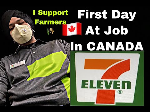 First Day At Job In Canada (Life of a Student in Canada)|| 7 Eleven || Sales Associate ||DowntownYVR