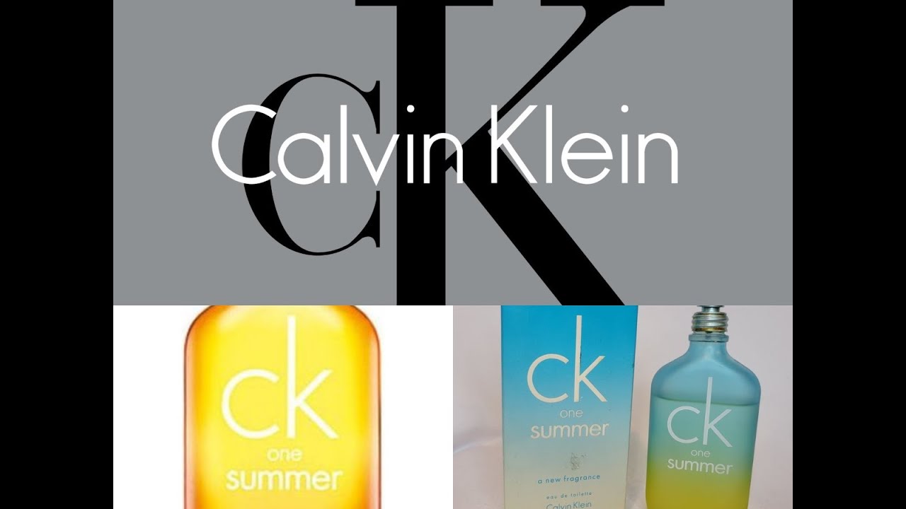 CK One Summer 2006 & 2010 Fragrance Reviews - YouTube