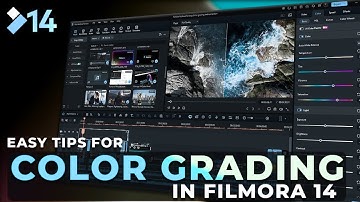 How to Color Grade Videos like a PRO - FIlmora Video Editing Tutorial