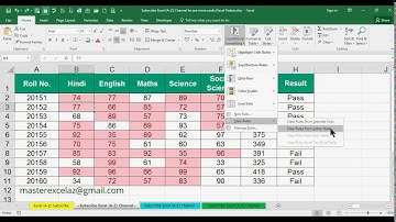 How to Clear conditional formatting rules for entire sheet in excel | MIS interview Q&A