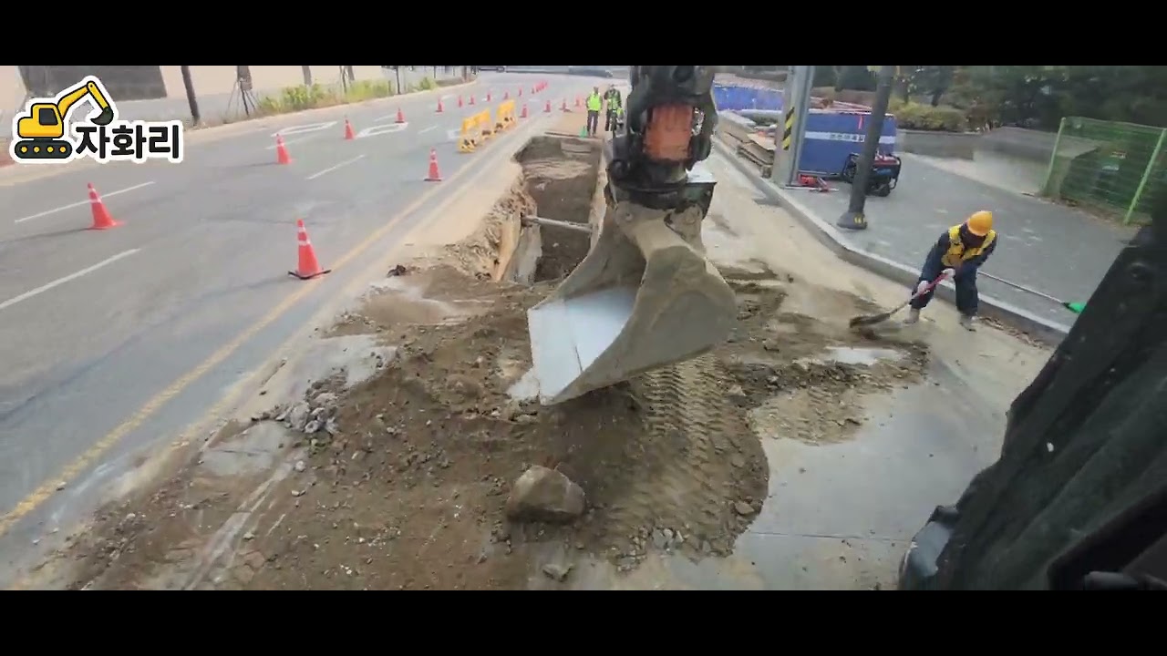 DX140W-5L 외부 오수관로작업